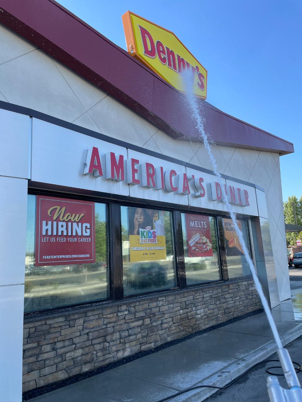 Commercial Cleaning Denny's in Spokane, WA