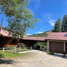 Exceptional-Log-Cabin-Washing-Finished-in-Valley-WA 0