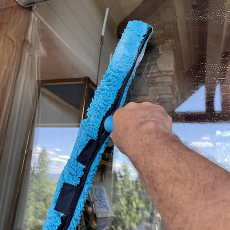 Interior window cleaning